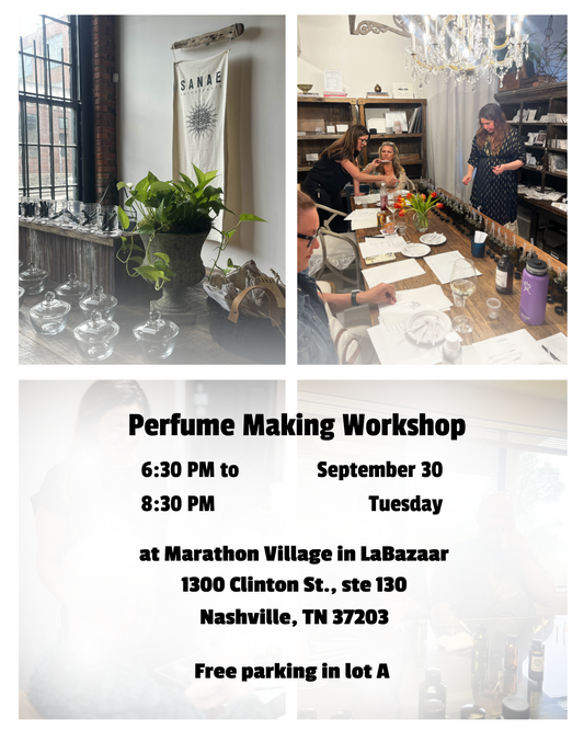 Perfume Making Workshop - 09/30