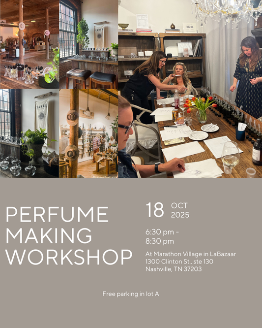 Perfume Making Workshop - 10/18