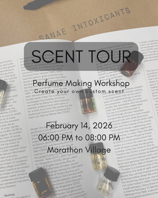Scent Tour: Perfume Making Workshop - February 14
